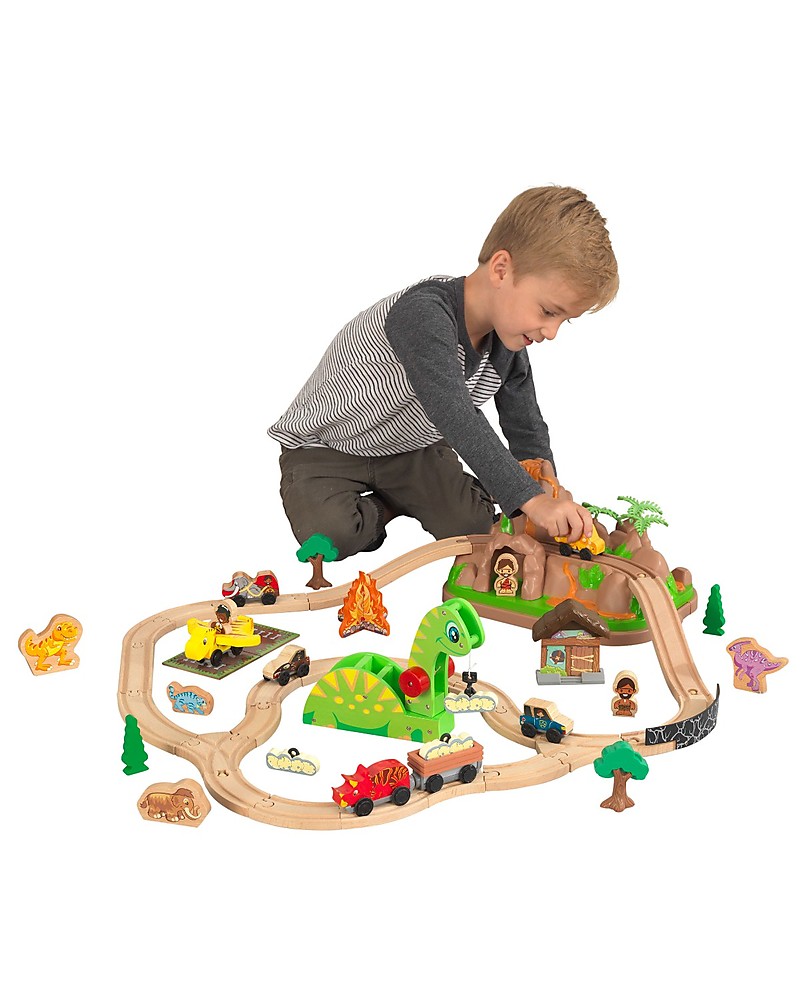 dinosaur bucket top train set